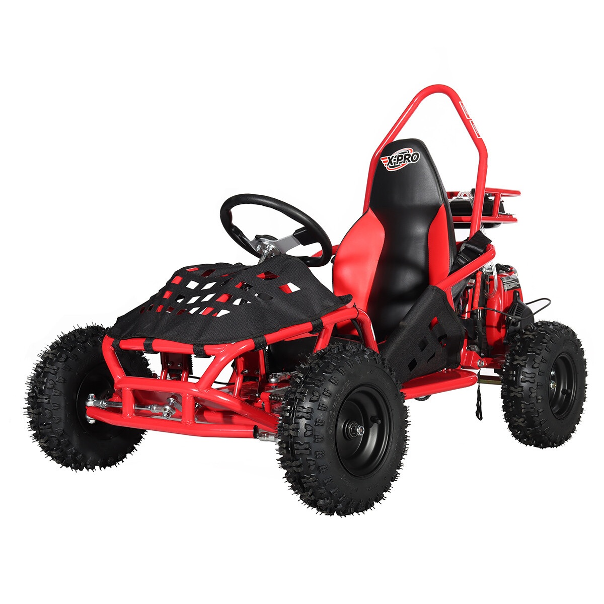 [極希少]Abu1500cレッド070007動作良好[ユーザーカード]付 X-PRO Rover 50 Kids Go Kart 49cc Go Cart Gas Powered Pull Start