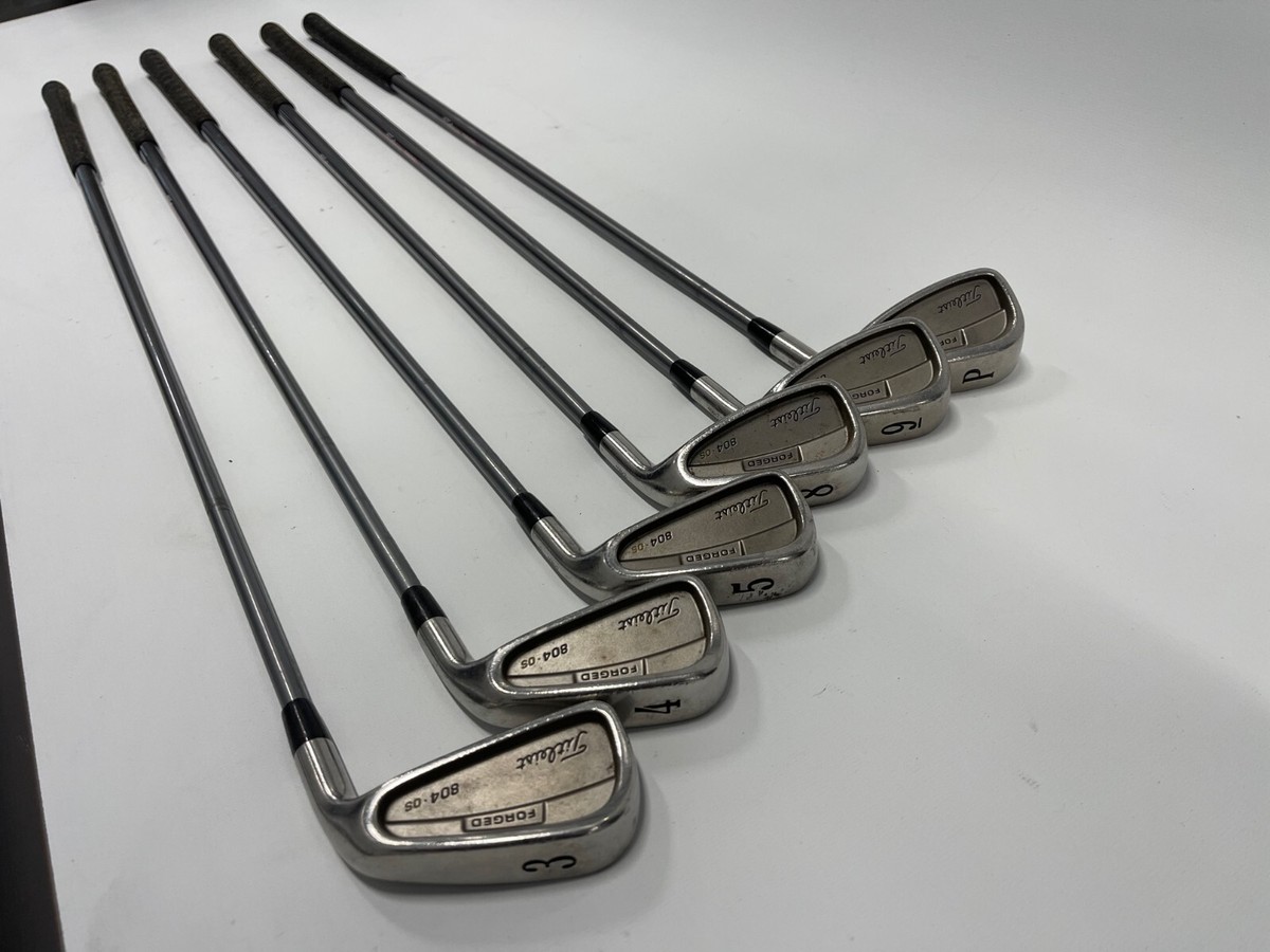Titleist 804 OS 3-PW No 6 Iron Set Right Hand Regular Graphite