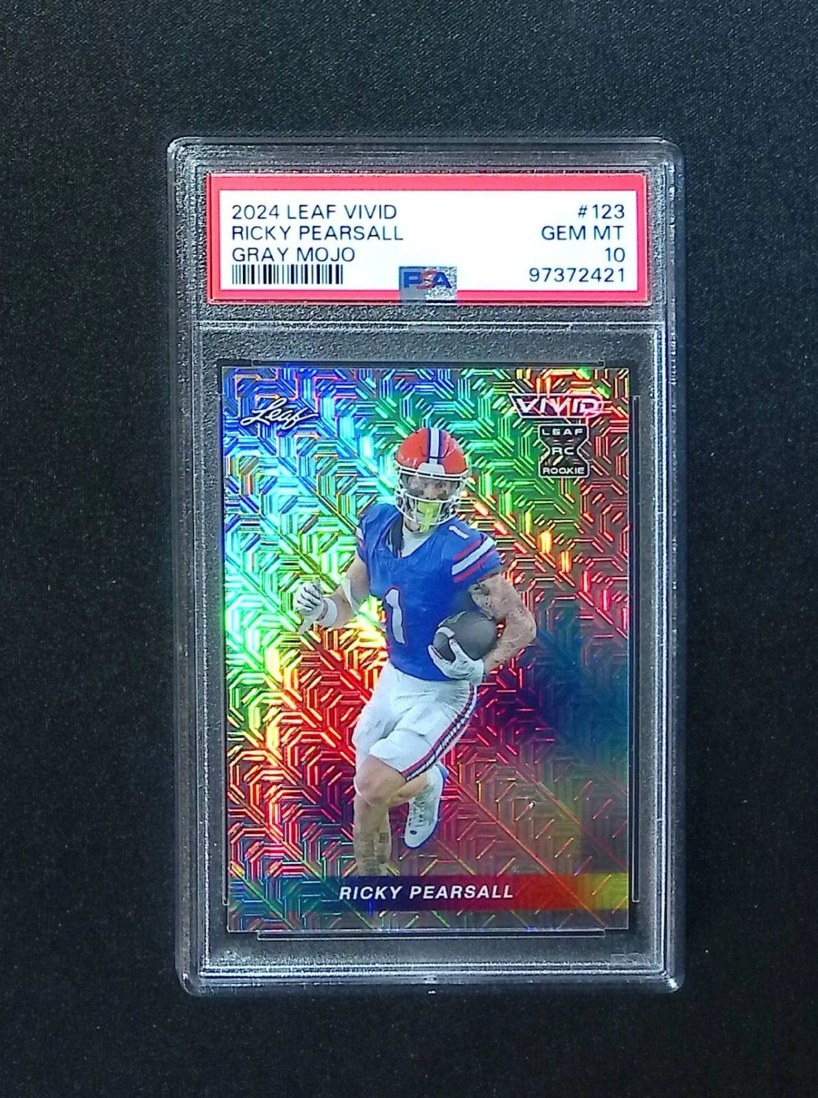 Ricky Pearsall Leaf Vivid #123 Gray Mojo
