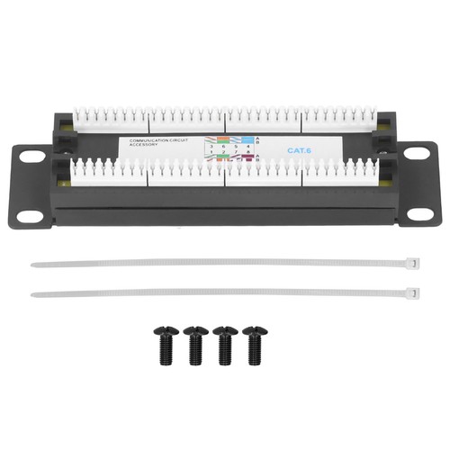 8 Ports Wall Mount Network Patch Panel UTP Cat6 Unshielded Wiring Bracket For 23 - Picture 19 of 22