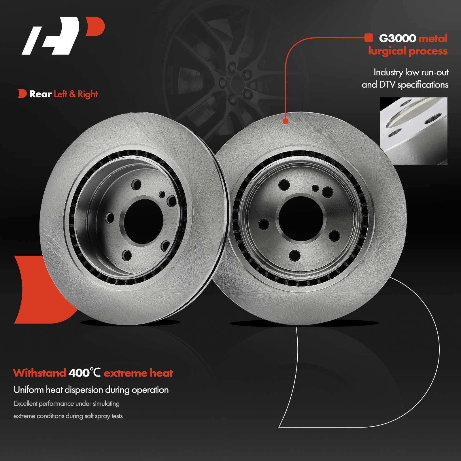 PowerStop Rotor Kit | 2003–2005 Mercedes-Benz C240 (SC6745)