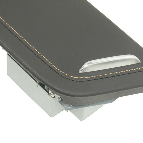 Sliding Console Cupholder Door With Slider Module Black 2016-19 Cadillac CTS-V - Picture 3 of 5