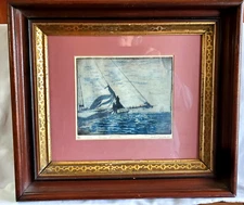 DON SWANN 1889-1954 JIBS'LS Signed Original Color Etching Limited Edition 30/300