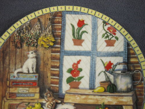 Piatto da collezione APPLE ANTICS Cozy Country Corners Hannah Hollister Ingmire 1991 - Foto 2 di 5