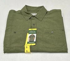 Orvis Men's Short Sleeve Tech Shirt, Green, Size S