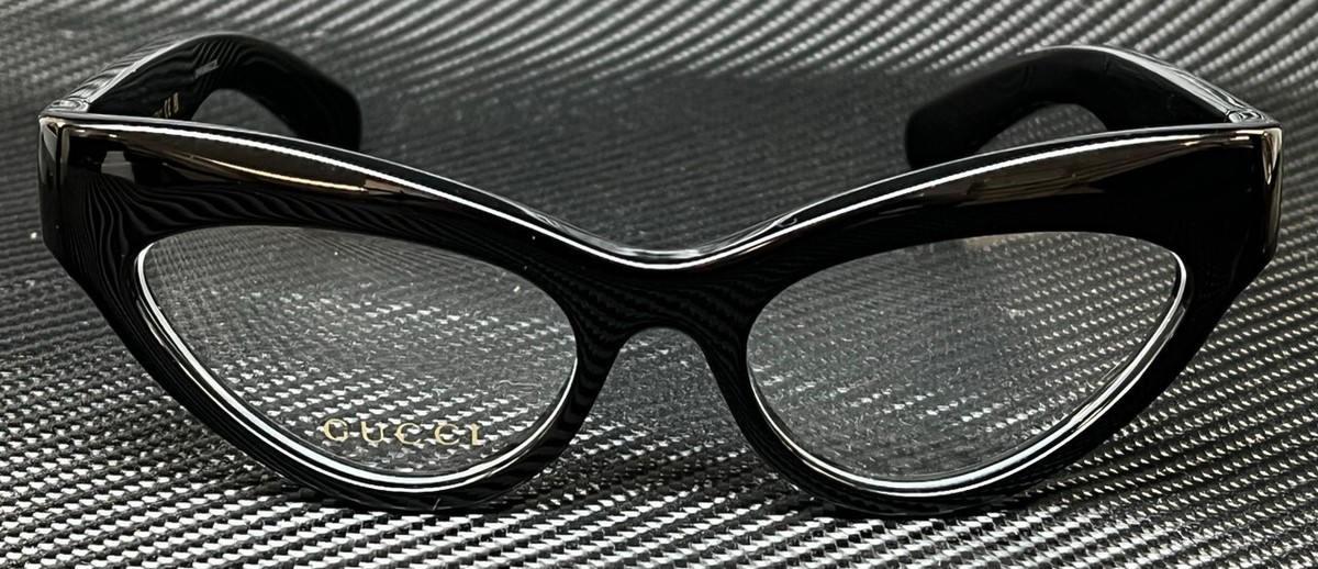 GUCCI GG1295O 001 Black Women's Medium 53 mm Eyeglasses | eBay