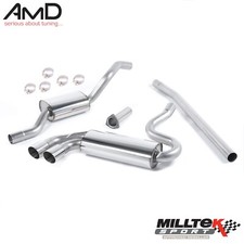 Milltek Audi Coupe UR Quattro Exhaust Resonated MCXAU101  UR Quattro 10V Turbo