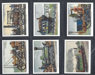 CHURCHMAN - LANDMARKS IN RAILWAY PROGRESS, 1ST (LARGE) - FULL SET OF 12 CARDS