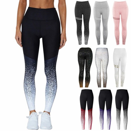 Womens Yoga Pants Gym Leggings Ladies 