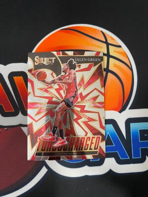 Jalen Green 2021-22 Select Turbo Charged RC #8 ~~ Houston Rockets