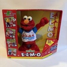 E-L-M-O Elmo Spells His Name 2004 Singing Elmo - Tested  Working