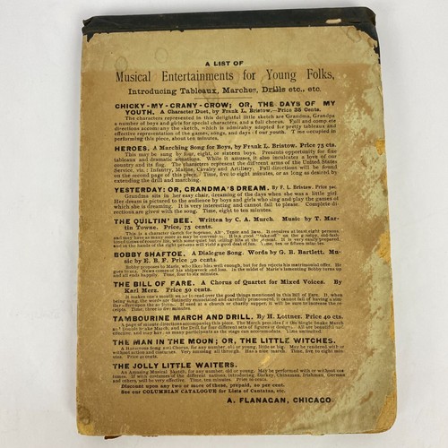 Merry Songs The Novel Key Song Book For Schools Vocal S.C. Hanson 1889 Antique - Picture 10 of 12