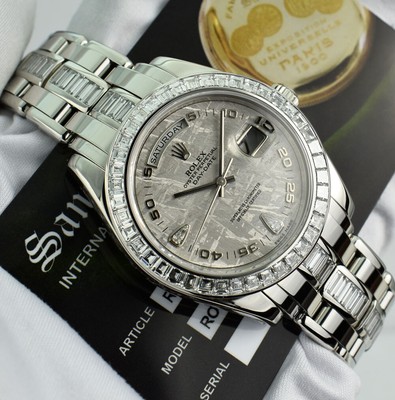 rolex pearlmaster iced out