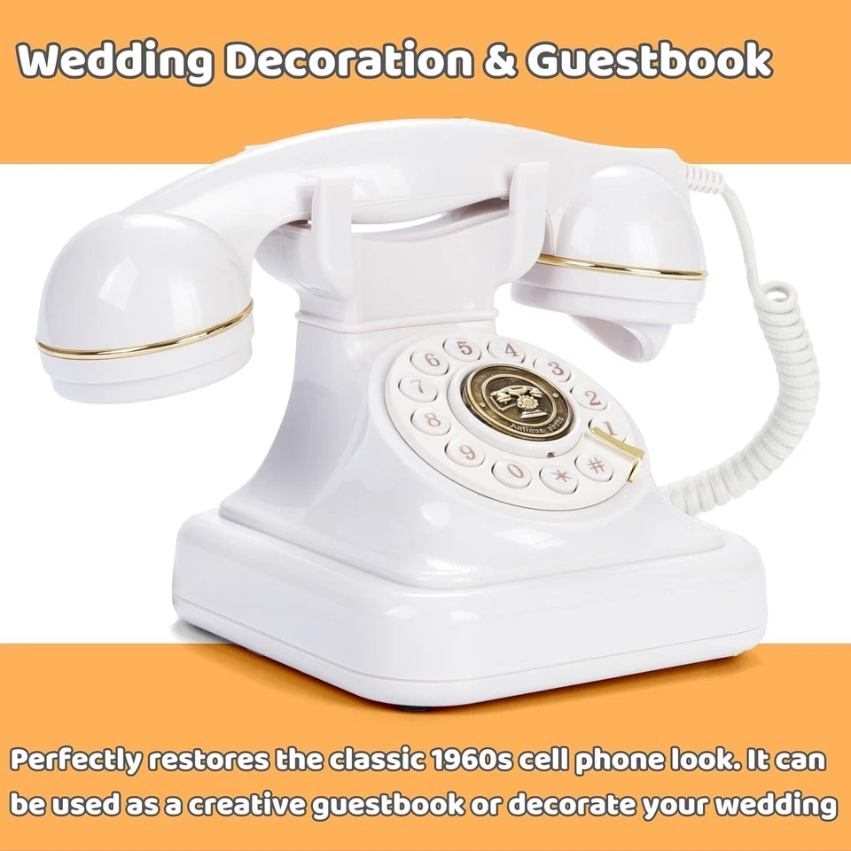 Audio Guest Book Wedding Telephone , Record Customized Audio Voice Messages - Image 4 of 4