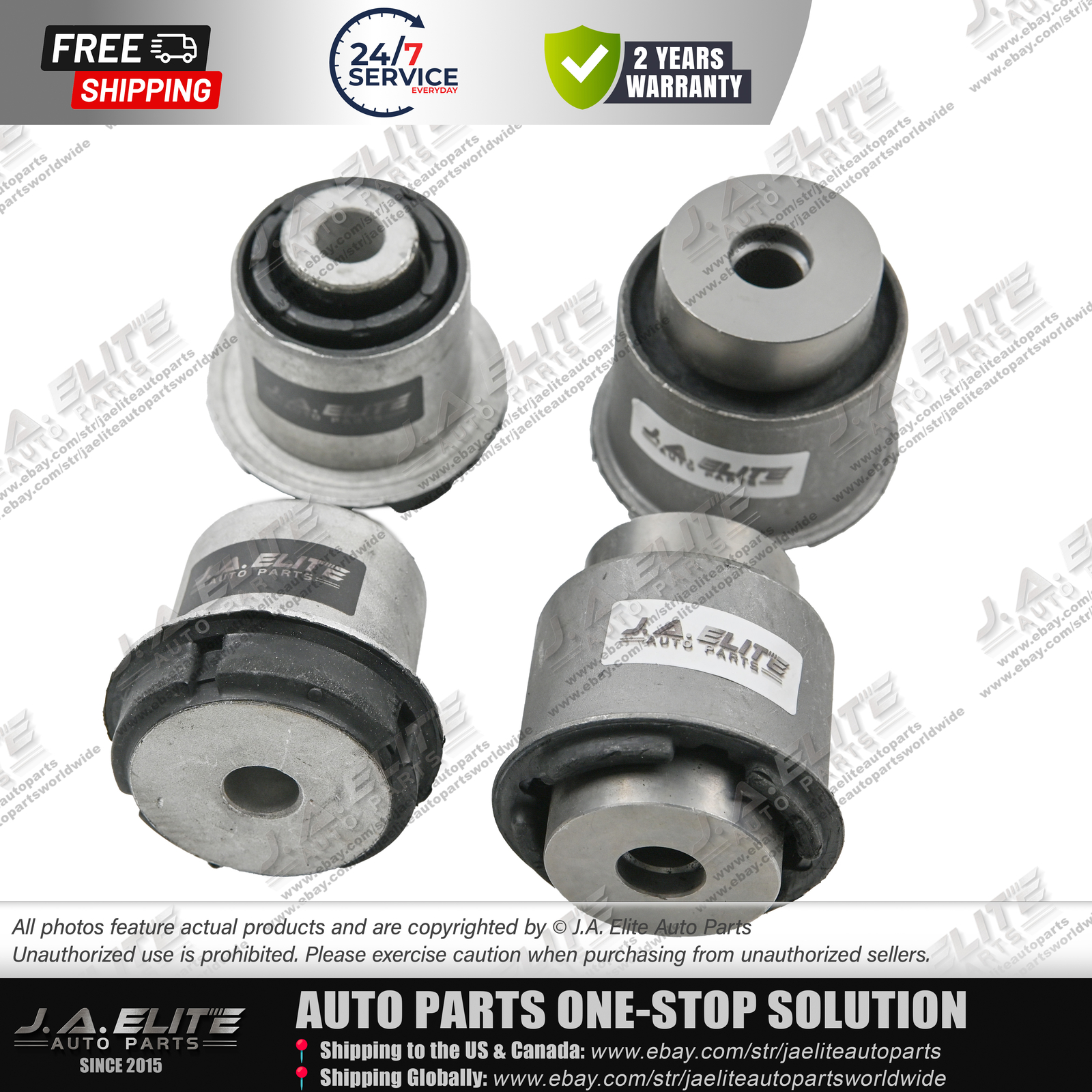 4pcs Front Lower Control Arm Bushings for Maserati Ghibli Quattroporte (2014-17)