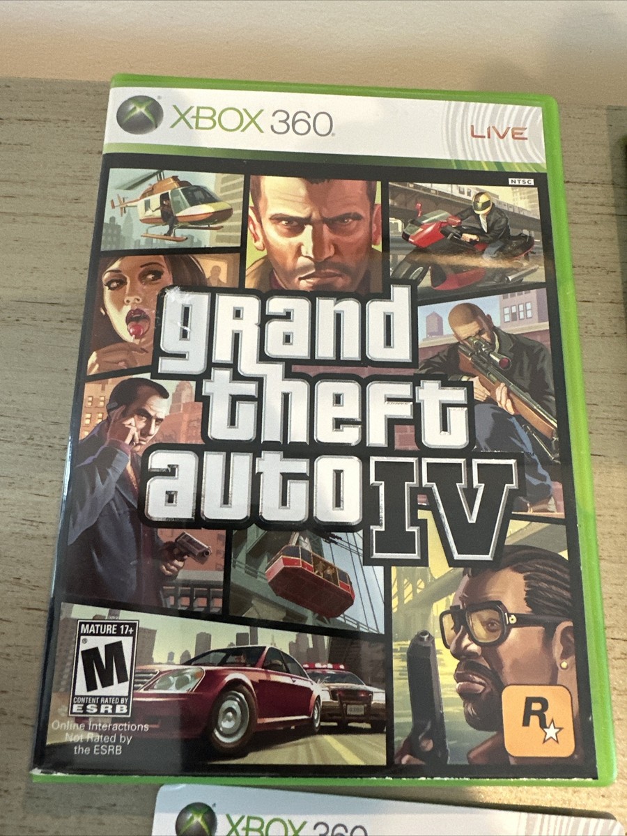 Jogo Gta 4 + Liberty City Xbox 360 Original Pack 2 Jogos