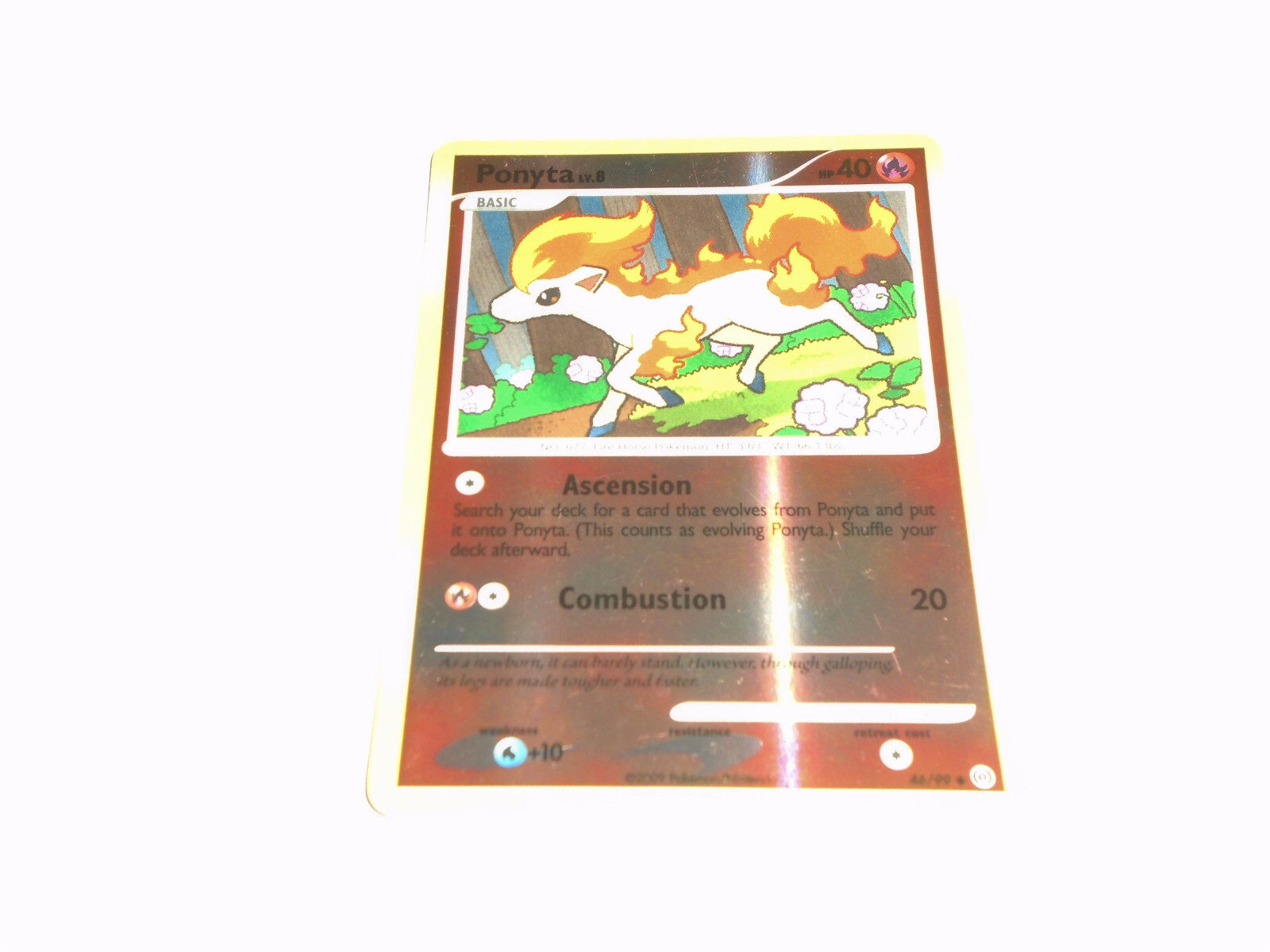 Pokemon TCG Ponyta (Platinum: Arceus 46/99) Reverse Holo LP