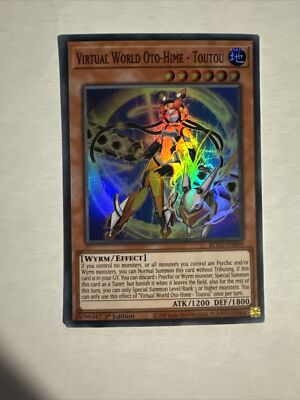 Yugioh! Virtual World Oto-Hime - Toutou - BLVO-EN099 - Super Rare - 1st Edition 