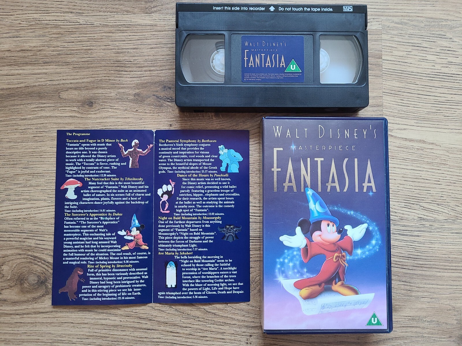 Walt Disney Fantasia Vhs Cassette Video Tape Pal Picclick The Best