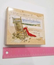 Ink Stamp Beach Chair. Morgan. Joy of Living Art.Michaels