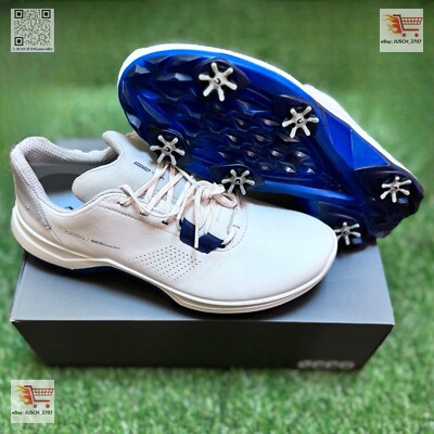 Ecco Biom Spikes WHITE GTX GORE TEX G5 Golf Shoe Sneaker   EU 45 US 11 .5