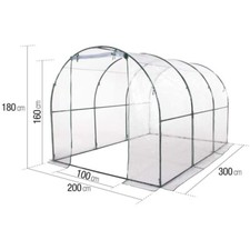 SERRA DA ORTO TUNNEL MINISERRA 200x300xh175cm PVC FILTRO UV