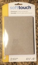 SoftTouch 4 1/2" x 6" Self Stick Oatmeal/ Light Brown/Tan Felt Pads 2 per pack