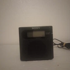 Sony Digicube ICF-C103L Clock - FM Radio - Alarm - 3 Bands Retro Vintage