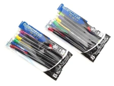 2 PACKS 16 MECHANICAL PENCILS BAZIC® HB 0.7 LEAD ELECTRA NOIR