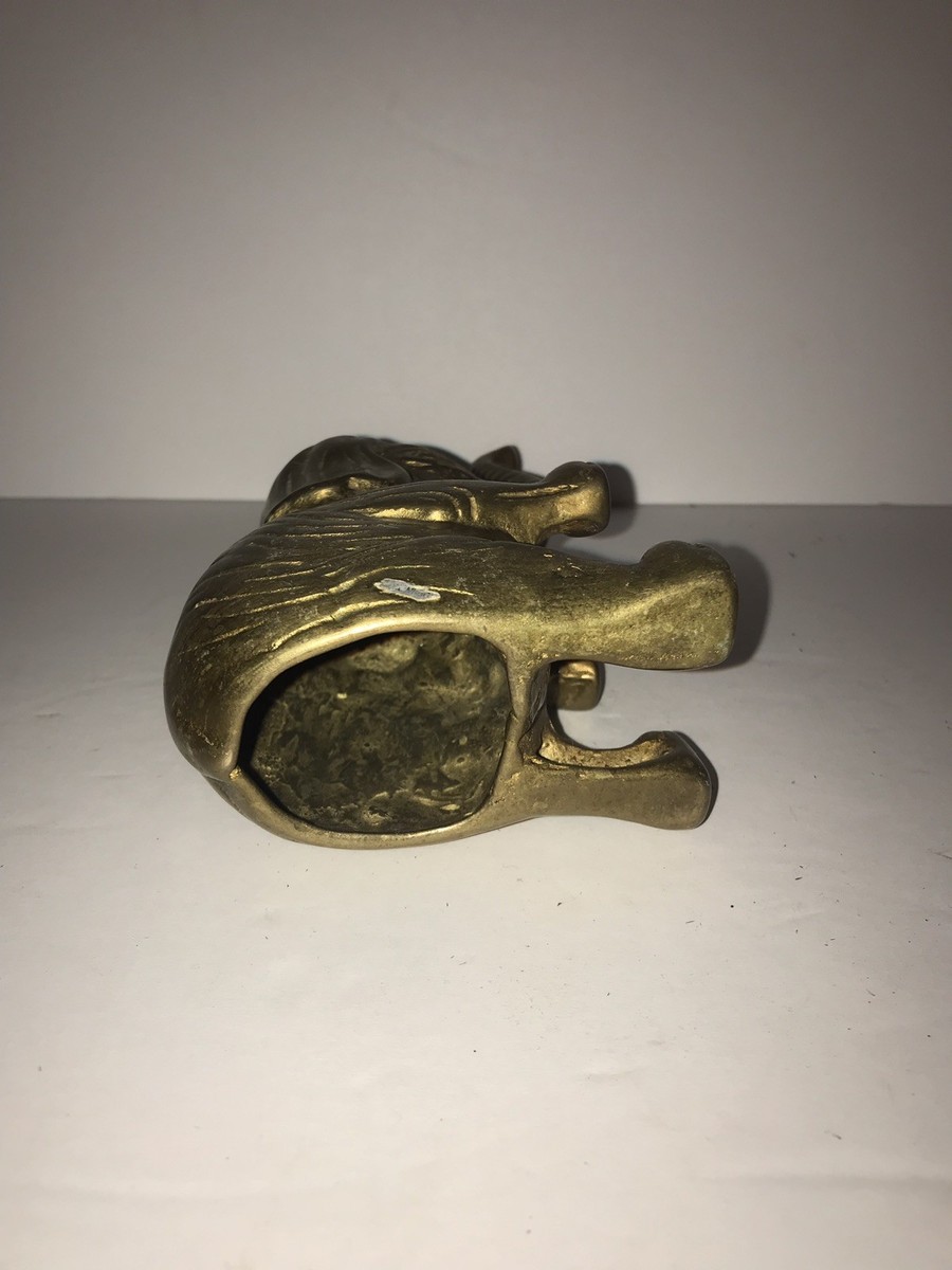 Vintage Brass Elephant 7” Tall | eBay