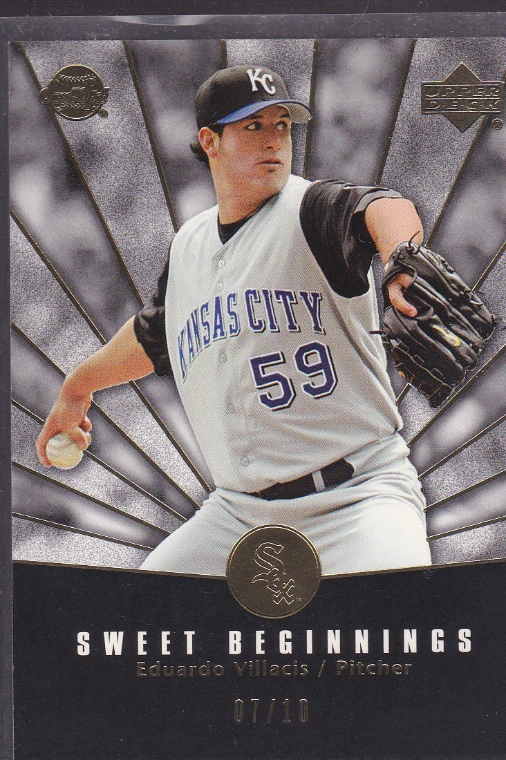 2004 SWEET SPOT BASEBALL EDUARDO VILLACIS #110 ROYALS 7/10 NMMT