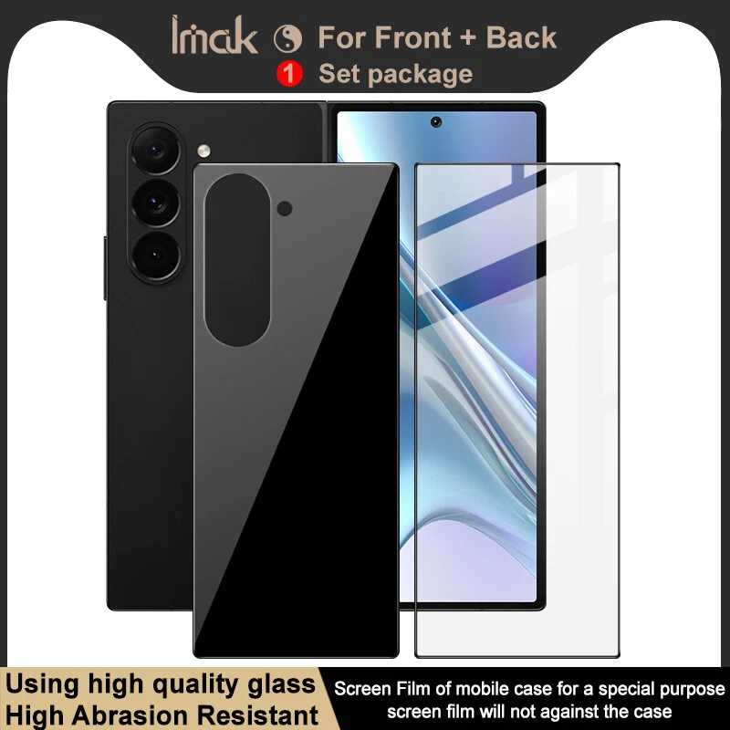 Protector de pantalla/espalda completa de vidrio antiexplosión IMAK para Samsung Galaxy Z Fold6 Foto 2 de 4