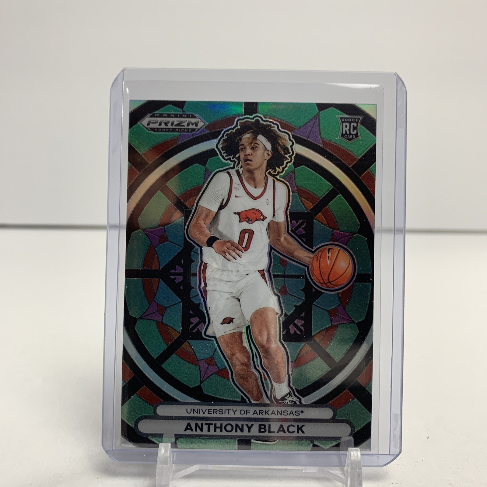 2023-24 Prizm Draft Picks - Stained Glass SP #2 Anthony Black RC Orlando Magic