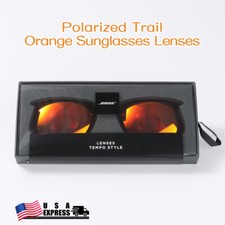 Bose Tempo Style Sunglasses Lenses Polarized Road Orange