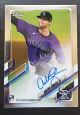 2021 Topps Chrome Ashton Goudeau RC Auto #RA-AGO Colorado Rockies