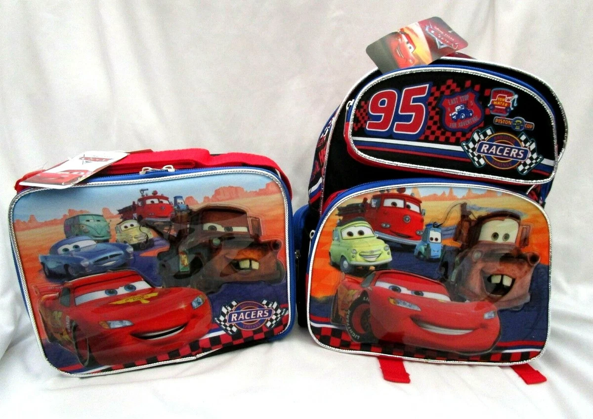 Lightning mcqueen backpack and lunchbox hot sale