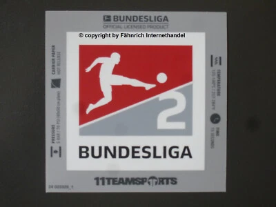 11TEAMSPORTS 100% ORIGINIAL 2. BUNDESLIGA ZWEITE LIGA ARM BADGE PATCH LOGO 24/25 25/26 TRIKOT