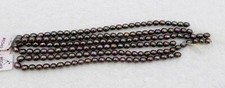 14.5" DARK OVAL RICE FRESHWATER PEARL LOOSE BEAD JEWELRY CRAFT STRAND B6049 - B