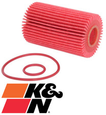 K&N HIGH FLOW CARTRIDGE OIL FILTER FOR LEXUS 3UR-FE 2UR-GSE 5.0L 5.7L V8