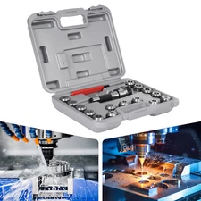 R8 Collet Set R8 Collet Set w/ 15 PCS ER32 Collets R8 ER32 Collet Chuck Set SALE