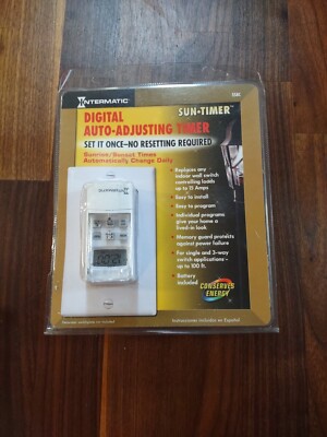 Intermatic SS8C Digital Auto Adjusting Sun Timer Programmable New Sealed
