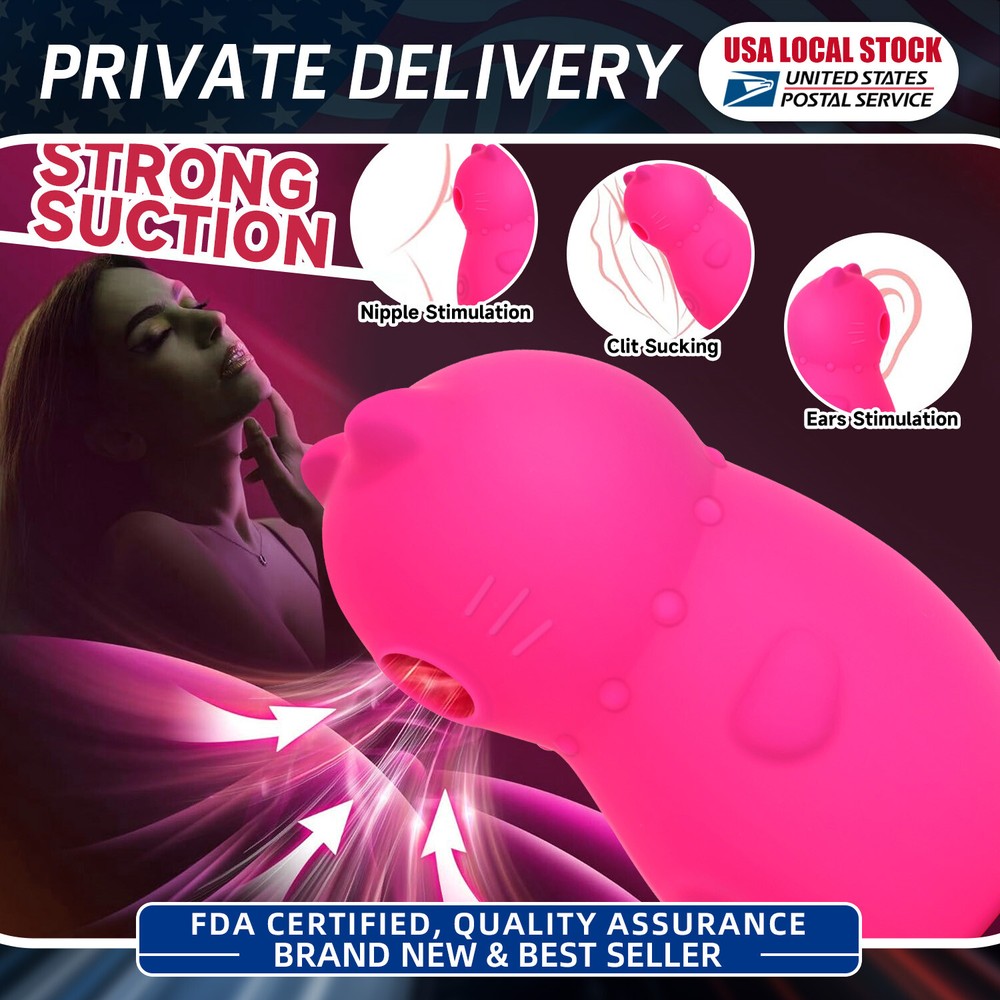 10-Speed Cat Vibrator with G-Spot & Clit Suction for Women Pleasure Toy Gift