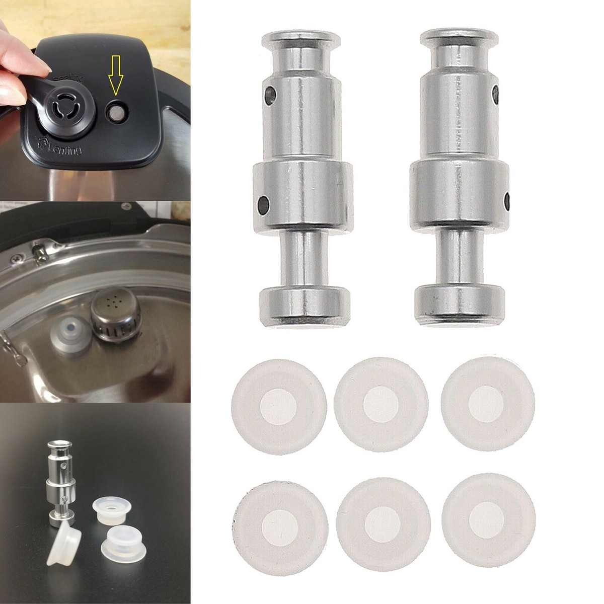 Float Valve Instant Pot Rubber Gasket Instant Pot Rubber Seal 7-Pack  Instant Pot Float Valve Gaskets