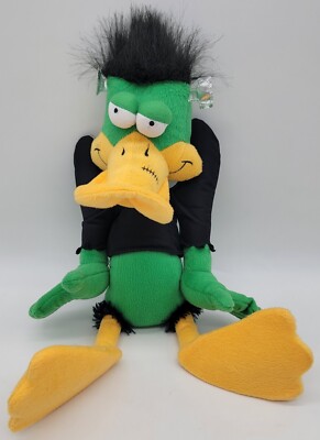 WARNER BROS LOONEY TUNES FRANKINSTEIN MONSTER DAFFY DUCK 20  PLUSH STUFFED TOY