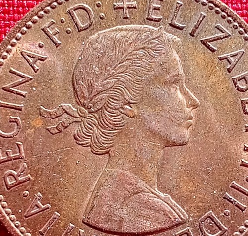 1965 British Large Penny In Beautiful MS++ Condition . - Picture 2 of 5