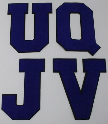 Large 8 Inch Chenille Letters w/ Black Background: Pick Your Letter / Color