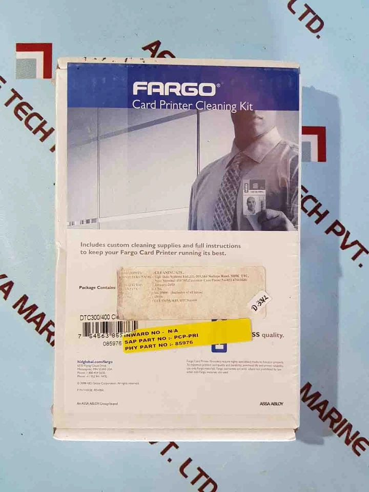 Fargo 85976 Kit Limpieza Impresora Tarjetas DTC300/400 Foto 3 de 4