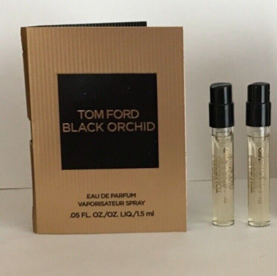 2 Tom Ford Black Orchid Eau De Parfum Sample Spray Vials 0.05 Fl