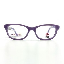 Indi KG 8003 PU Kids Eyeglasses Frames Clear Purple Pink 46-15-135