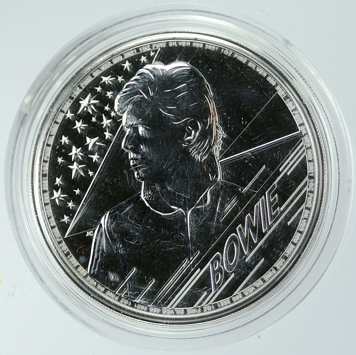 2021 UK Great Britain ELIZABETH II DAVID BOWIE Silver 1 OZ 2 Pounds Coin  i116494 | eBay